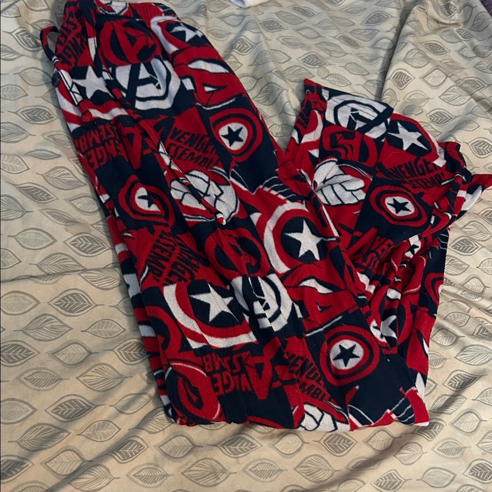 Marvel Avengers Red and Black PJ Pants